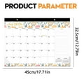 thumbnail image 2 of Noothes 2026-2027 Desk Wall Calendar 18 Month Large Hanging Calendar for Long Term Planning from July 2026 to December 2027 with Easy Hang Tab for Office Home Organization, 2 of 8