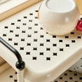 thumbnail image 4 of Organizador de tazas de sobremesa para estantería de vasos | Estante multiusos para escurridor de tazas de té de plástico, rojo o negro | Portaaparos que ahorran espacio para cocina, oficina, salón, 4 of 6