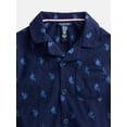 thumbnail image 2 of U.S. Polo Assn. Boys Short Sleeve Point Collar Top and Pants Pajama Set, 2-Piece, Sizes XS-XXL, 2 of 4