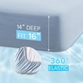 thumbnail image 4 of Juego de sábanas Comfort Spaces Coolmax Moisture Wicking Twin XL, 4 of 8