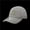 White, variant on Rapdom Embossed Patch Cap - Charcoal