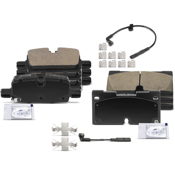 Brake Pad Set 8 - Compatible with 2019 - 2022 Chevy Silverado 1500 2020 2021