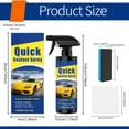 thumbnail image 3 of Car Care Ceramic Coating for Cars: Quick Effect Coating Agent for Car Motorcycles Trucks & Rvs Hydrophobic Water Beading & Deep Gloss for Long Lasting Polish Spray Wax（120Ml） Car Wash Supplies,Waxing, 3 of 5