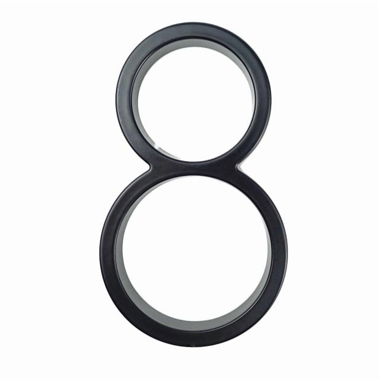 125mm Floating House Modern address number letters Big Modern Door Alphabet Home Outdoor