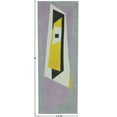thumbnail image 2 of Casavani Hand Block Printed Cotton Dhurrie Yellow Hallway & Stair Runner Area Rug 4x12 feet, 2 of 6