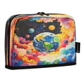thumbnail image 2 of DIXRUYEE Pencil Case Large Capacity Pencil Bag simple Cosmic Harmony Pattern, 2 of 7