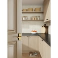 thumbnail image 2 of Baldwin Hd.Kin.R.Hfr Kingvale Non-Turning One-Sided Dummy Door Lever - Brass, 2 of 7