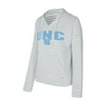 thumbnail image 3 of Men's Concepts Sport  White/Gray North Carolina Tar Heels French Terry Striped V-Neck Pullover Hoodie, 3 of 4