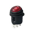thumbnail image 3 of Oil & Water Resistant Round Rocker Switch 3 Pin 3 Position Switch No Light for Easy Installation In Wet Environments, 3 of 11