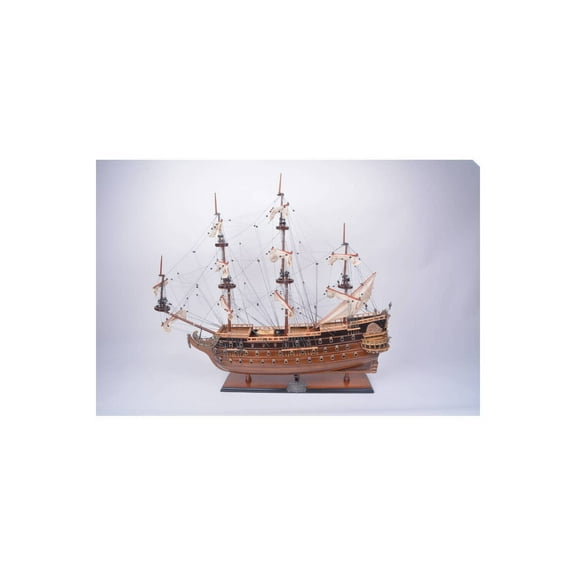 Old Modern Handicrafts Le Furieux Model Ship Admiral Line  Fully Assembled