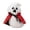 #5, variant on Aoznliie Halloween Plush Toy, Embroidered Ghost Soft Toy with Hanging Loop, 17.7 inch Cute Stuffed Toy for Party Gift, White
