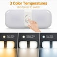 thumbnail image 2 of Luces para autocaravanas CT CAPETRONIX Interior 1700LM, 3 colores con interruptor, paquete de 8, 2 of 9