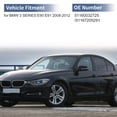 thumbnail image 2 of Reemplazo de tapa de espejo lateral izquierdo del conductor de 1 Pc ABS gris para BMW 3 SERIES E90 E91 2008-2012 para cubierta de espejo, 2 of 7