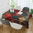 thumbnail image 2 of Yayeee Tablecloths 54" x 72" Rectangle Wrinkle Resistant Party Table Cover, Dark Tartan Pattern, 2 of 8