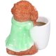 thumbnail image 3 of Animal Vase Decoration Resin Hand Painted Simulation Dog Flowerpot Ornament for Garden Home Office Desk Garden Gift Idea(White), 3 of 5