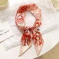 thumbnail image 1 of Bandeau Rouge pour Femmes Serviette Française Bandeau Rétro Tempérament Sac à Nouer Ruban Longue Bande Bandeau Flottant Accessoires Cheveux, 1 of 3