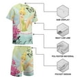 thumbnail image 3 of Kids Tinker Bell Short Sleeve T-Shirt And Shorts Outfit Set Athletic Mesh Shorts Set for Boys, 3 of 7