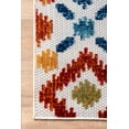 thumbnail image 3 of nuLOOM Labyrinth Transitional Indoor/Outdoor Area Rug, 10' x 14', Blue, 3 of 4