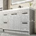 thumbnail image 7 of Eviva Lugano 48" Cement Gray Modern Bathroom Vanity with White Integrated Acrylic Sink, 7 of 7