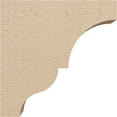 thumbnail image 3 of 3"W x 12"D x 12"H Thin Asheboro Rough Cedar Woodgrain TimberThane Corbel, Primed Tan, 3 of 6
