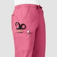 thumbnail image 5 of Wink WonderFLEX Grace - Women's Flare Leg Cargo Scrub Pant, Papaya, XS, 5 of 7