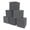 Charcoal, variant on Foamma White Foam Pit Cubes/Blocks 4” x 4” x 4” 10 Pack for Gymnastics, Freerunning and Parkour Courses, Skateboard Parks, BMX, Trampoline Arenas