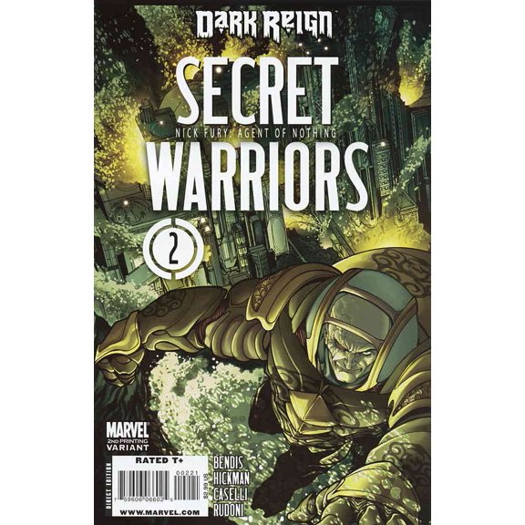 Secret Warriors #2 (2nd) VF ; Marvel Comic Book