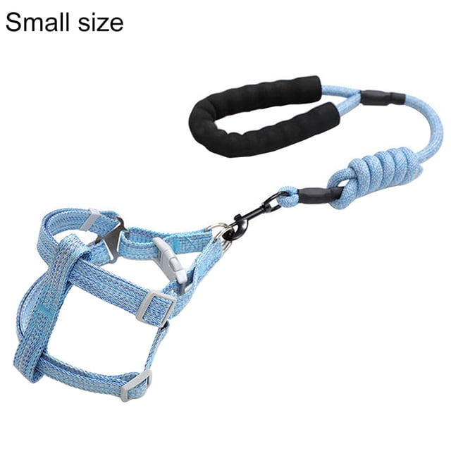 Pet Harness Leash Set Adjustable Foam Handle Car Harness Dog Harness with Leash