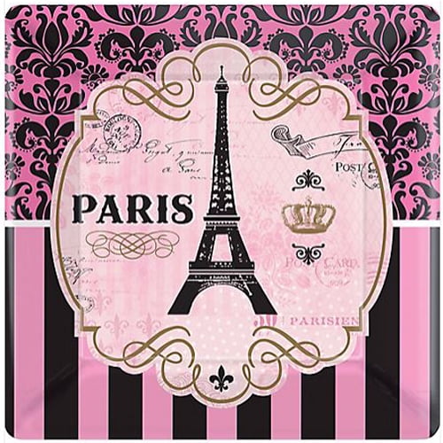 paris paper plates