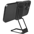 thumbnail image 6 of New Upgraded Cell Phone Stand, 360 Folding Bracket Back Clip Type, Fully Adjustable Foldable Desktop Phone Holder Cradle Dock for iPhone 15 14 13 Pro Xs Xs Max, All Phones (Black), 6 of 7