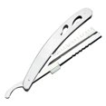 thumbnail image 1 of Support de Rasoir en Acier Inoxydable Brosse Support Outils de Rasage Manuel pour Hommes, 1 of 5