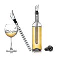 thumbnail image 4 of 2pcs Wine Cooler Wine Chiller Stainless Steel Wine Chiller Stick Wine Decanter With Wine Aerator, 4 of 5