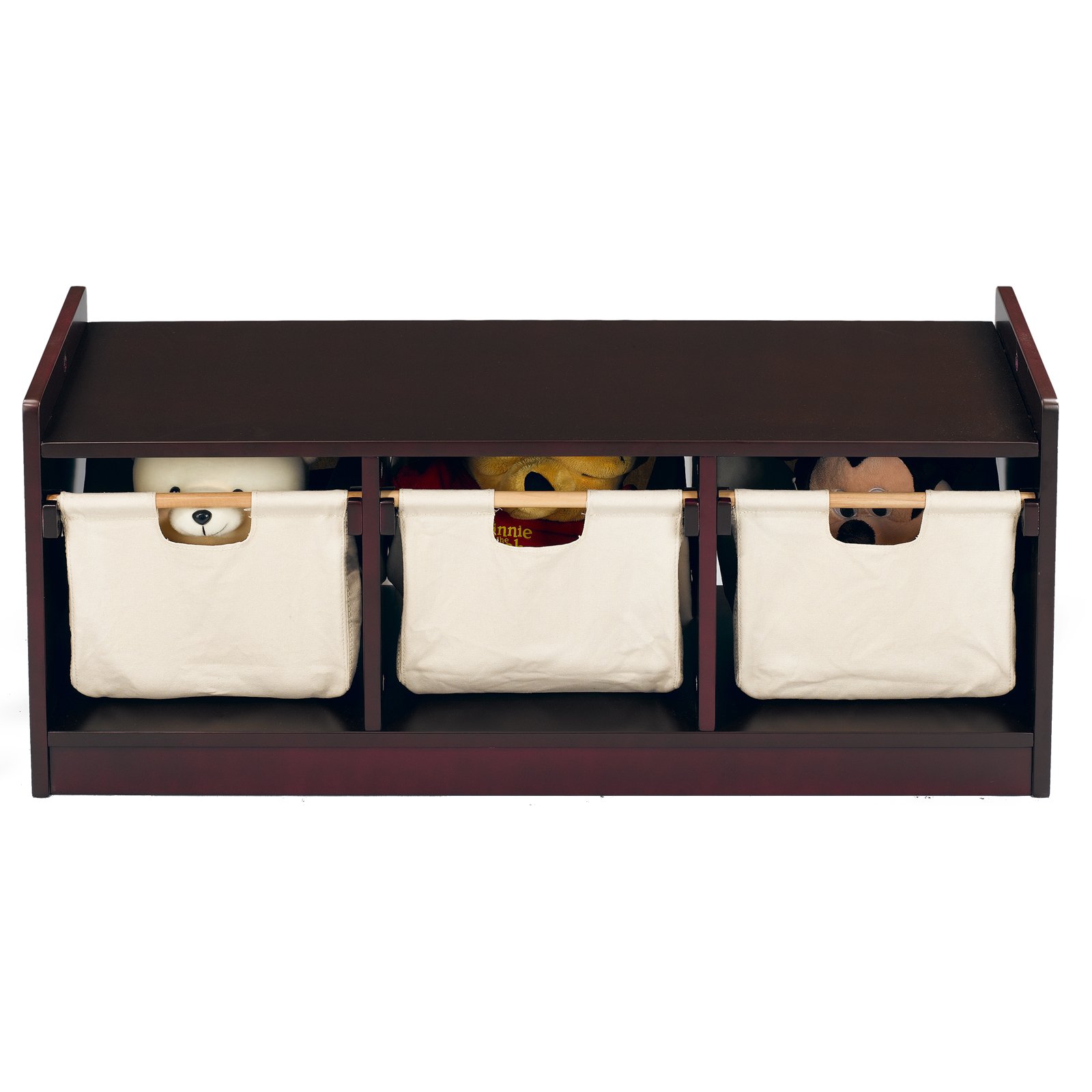 Sunnywood Deluxe Children's Storage Bench Espresso