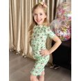 thumbnail image 4 of Arshiner Girls Pajamas Loungewear Snug Fit Pjs Set Kids Sleepwear | Cute and Comfy Pajamas for Girls & Kids, Soft Pjs Tops and Elastic Waist Shorts 2-12Y, 4 of 5