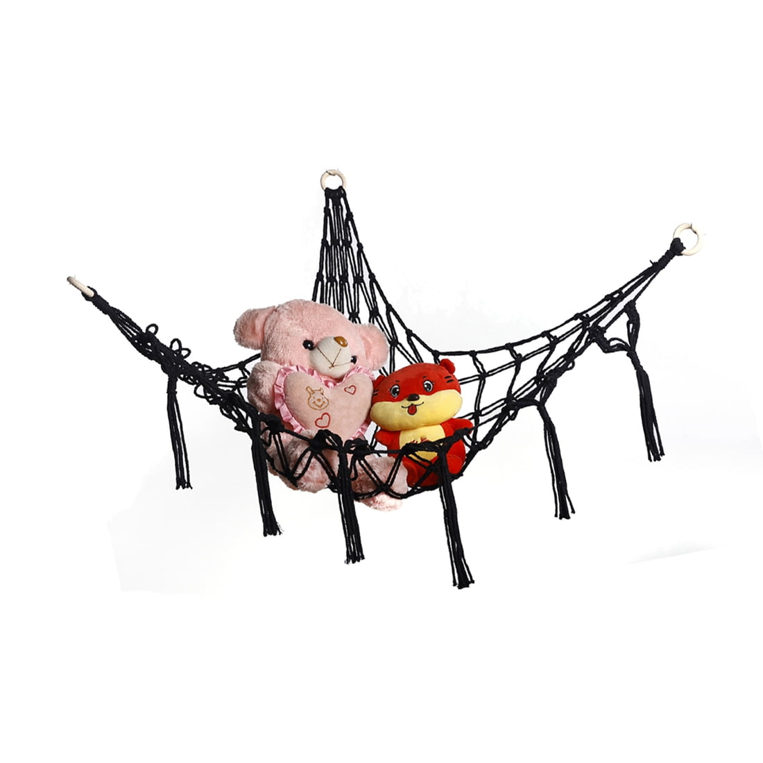 CAROSOATO Soft Toy Hammock Mesh Kids Bedroom Storage Nursery Teddy Bear Net Child Organizer