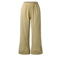 thumbnail image 3 of zuwimk Womens Sweatpants,Women's Ease into Comfort Stretch Slim Pant Khaki,XXL, 3 of 5