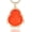 Buddha01-Gold+Orange, variant on Laughing Buddha Necklace Cubic Zirconia Green Jade Buddha Pendant with 18K Gold Plated Chain Lucky Buddha Necklace Jewelry Gift[n4675]