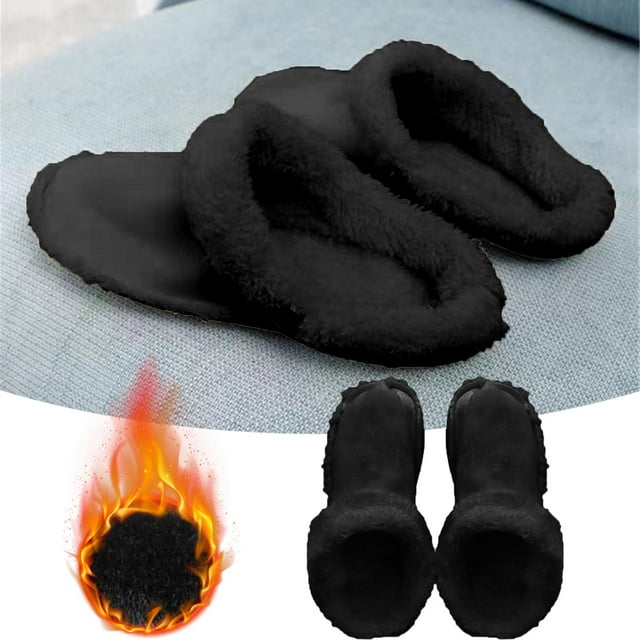 Catégorie de Couvre-Chaussures Semelles pour Sabots Remplacement Insert d'Hiver Doux Chaud Amovible Doublures Duveteuses Pantoufle Intérieur pour Extérieur Intérieur