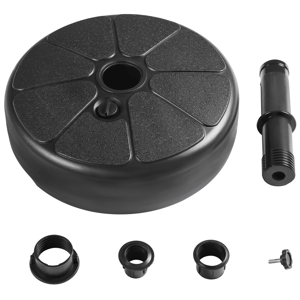 Yaheetech Water Filled Plastic Free-Standing Patio Umbrella Base, Black