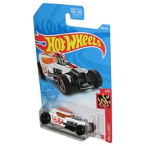 Hot Wheels HW Flames 1/5 (2021) White Mod Rod Toy Car 189/250