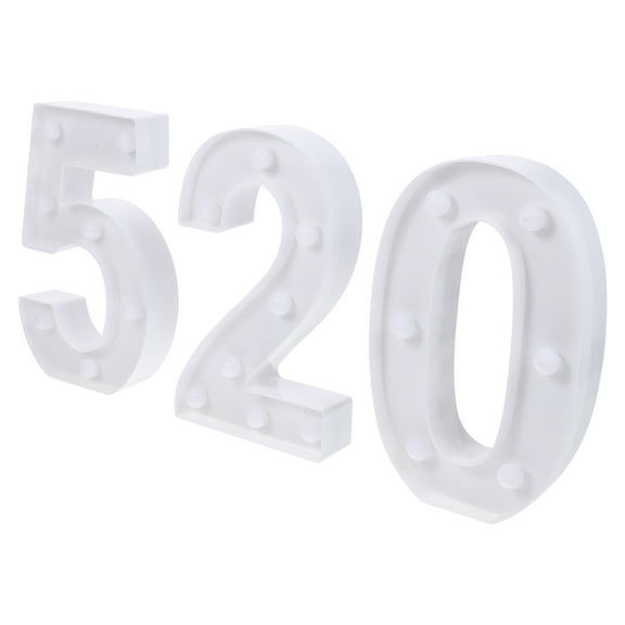 HOMEMAXS  Happy Birthday LED Digital Light Decorative Lights Number