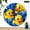 10x10in, variant on Patifu Three Ducks In Ocean Waves Wooden Wall Clock 10 Inch Round Silent Sweep Movement 12x12in