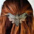 thumbnail image 4 of Rizador de pelo, moño para el pelo, moño semicircular para el pelo, soporte para moño de perlas para mujer, accesorios para el cabello de boda para niñas Polilla jinwen Joyas para el cabello, 4 of 8