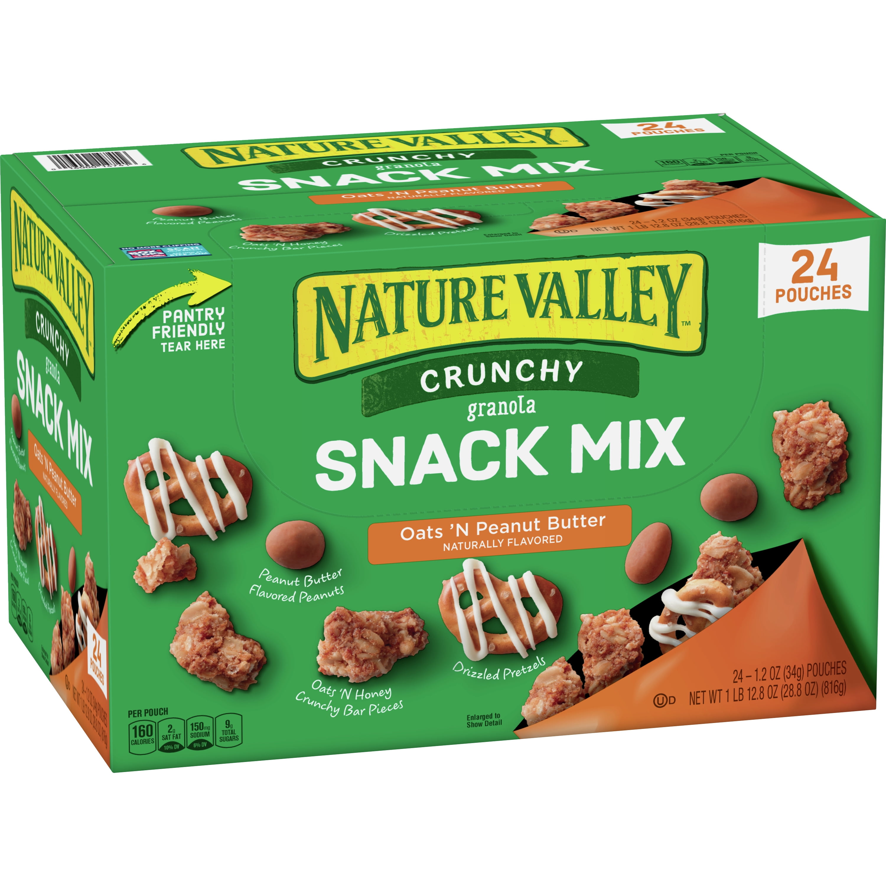 Buy Nature Valley Crunchy Oats N Peanut Butter Snack Mix, 24 ct Online