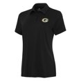 thumbnail image 2 of Women's Antigua  Black Green Bay Packers Reprocess Polo, 2 of 3