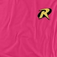 thumbnail image 2 of Batman Robin Logo Women's T Shirt, Hot Pink, 2X-Large, 2 of 6