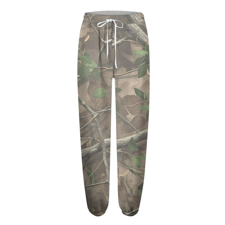 【U LAN】Mellow camouflage curved sweatpants Amazon.com: Low Rise Sweatpants Women Wide Leg Camo