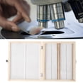 thumbnail image 1 of Wooden Prepared Slide Box, Specimens Slide Box, Basic Biology For Home For School Science Education, 1 of 8