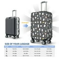 thumbnail image 4 of Rateoe Lovely Penguin Printed Luggage Cover, Suitcase Protector Fits 18-32 Inch Luggage-Medium, 4 of 7
