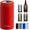 Red, variant on 2X Longer Cold Retention, 3-in-1 Insulated Can Cooler for 12 oz Standard Cans & Beer Bottles, Slim Can Cooler, Can Insulator & Energy Drink Holder for Beer, Soda & Hard Seltzer, Blue